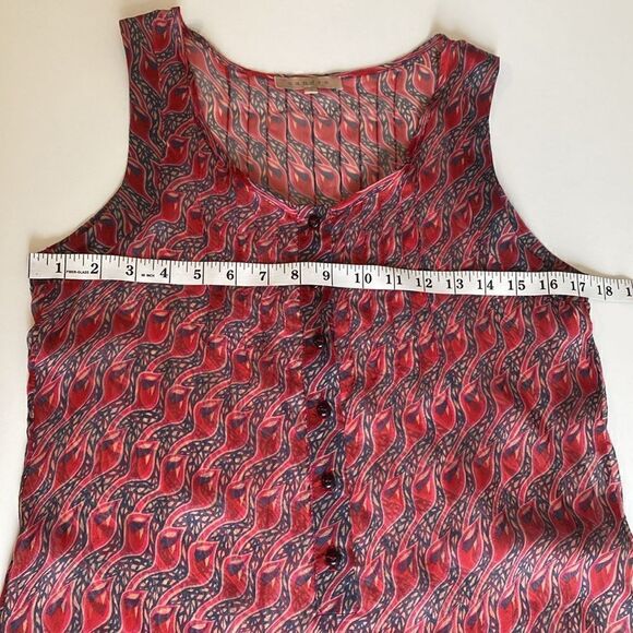 Sandro Silk Sheer Dropwaist Mini Dress Size 1 - Picture 10 of 11